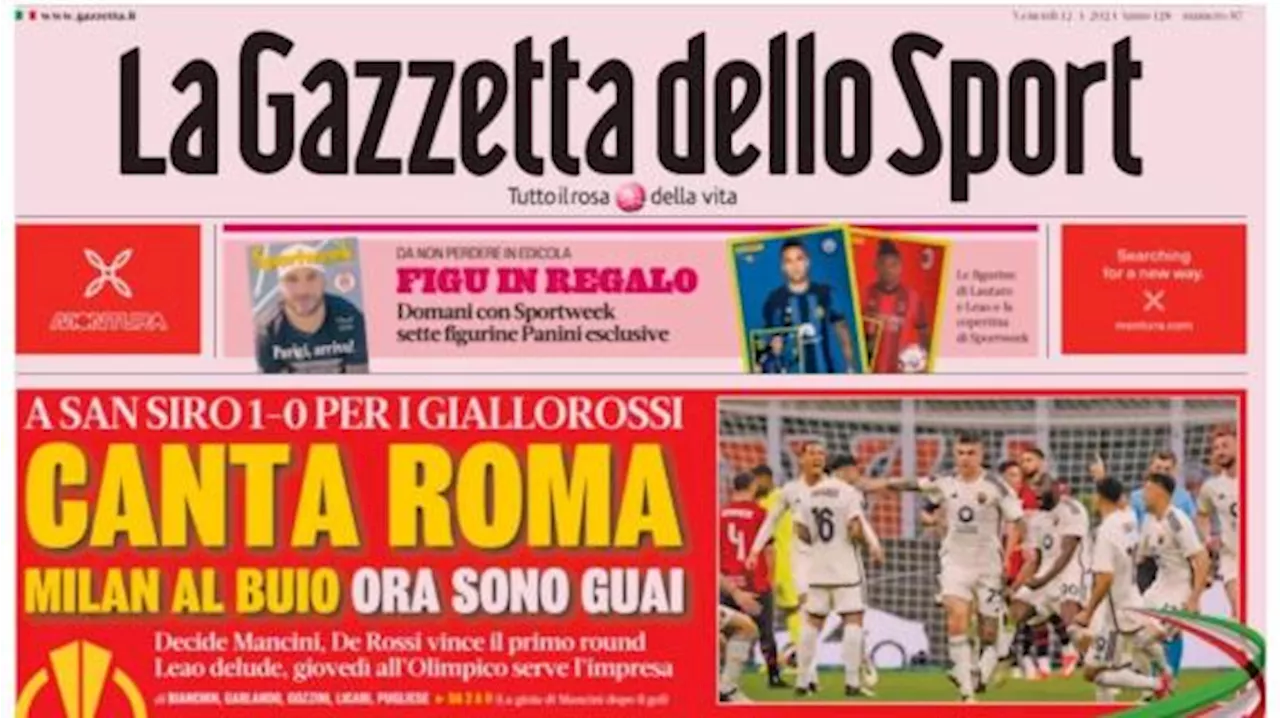 La prima pagina de La Gazzetta dello Sport sull’Atalanta: “Mitica Dea”