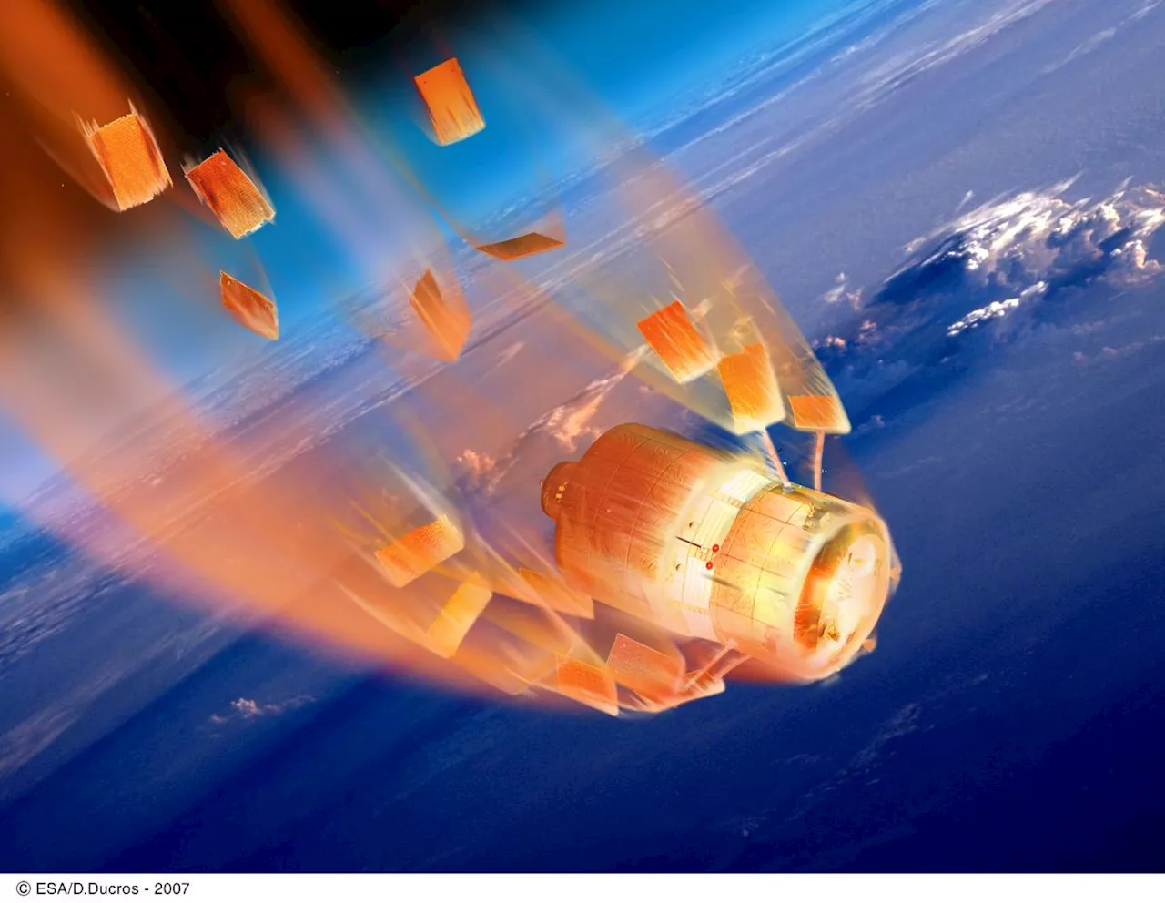 Watch a Satellite Reaction Wheel Melt in a Simulated Orbital Re-Entry