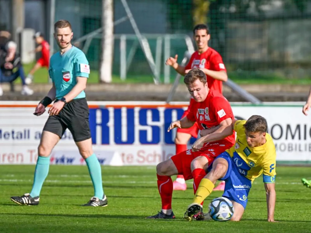 Vier Spieler ausgeschlossen: FC Dornbirn gewinnt knapp gegen Vienna