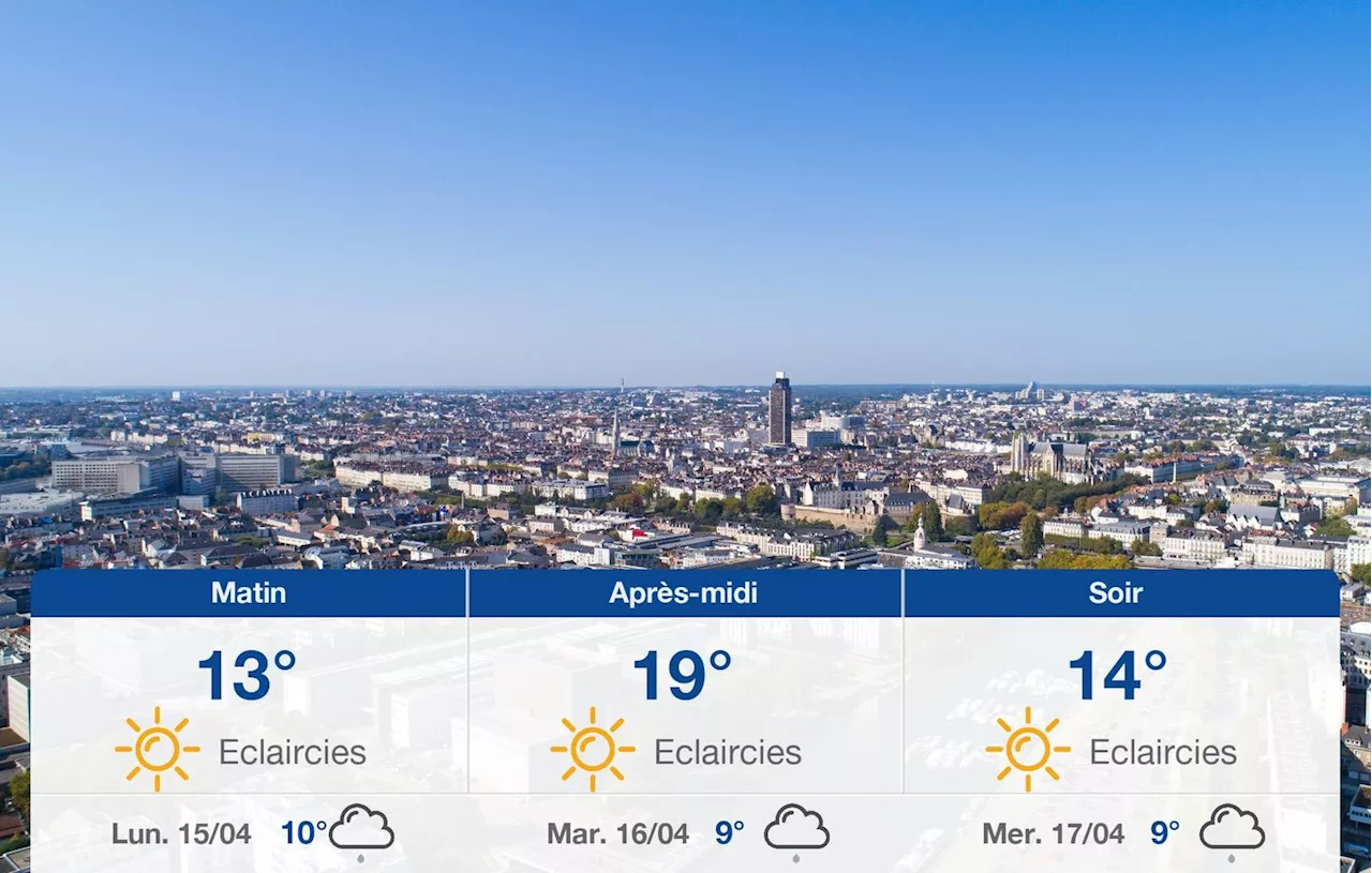 Météo Nantes: prévisions du dimanche 14 avril 2024