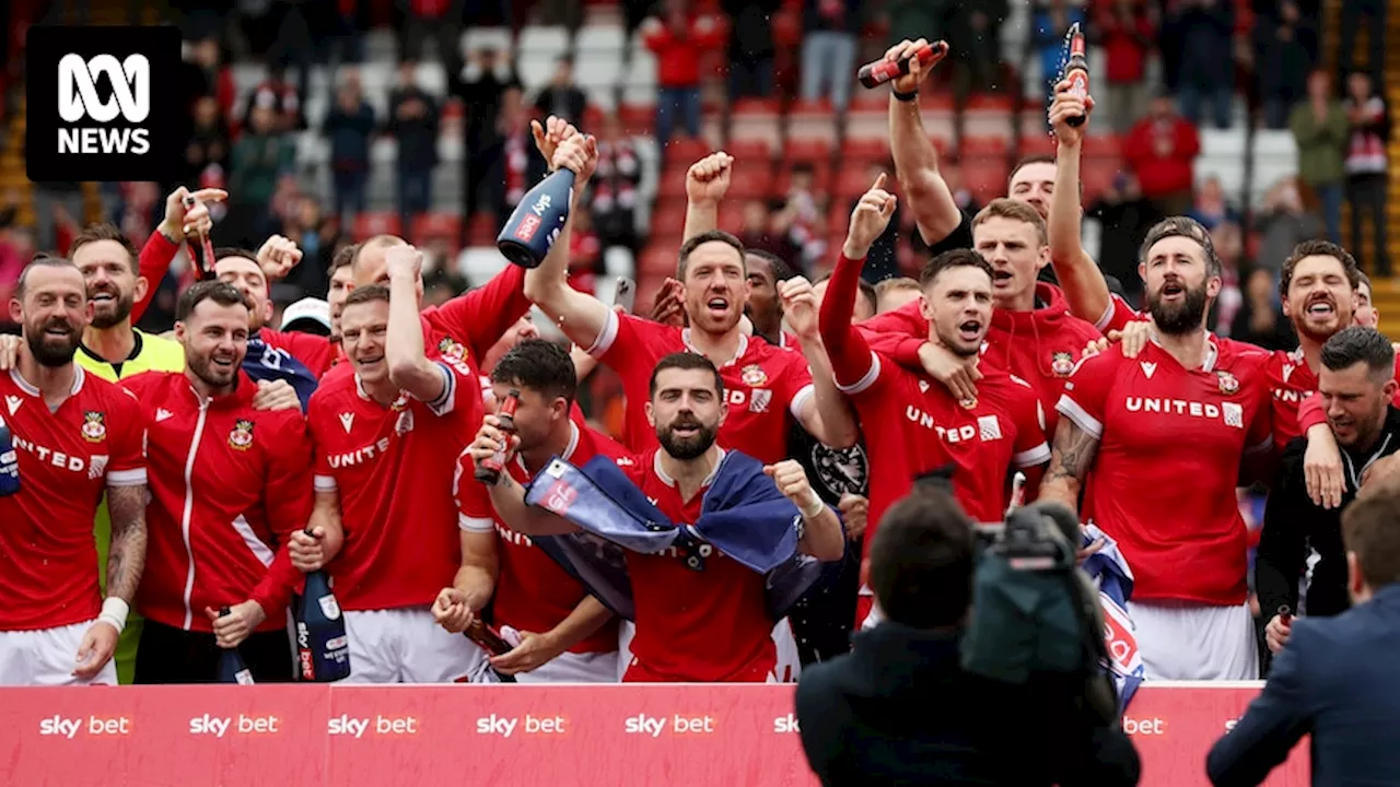 Wrexham Celebrates Promotion to Third-Tier with Hollywood Co-Owners