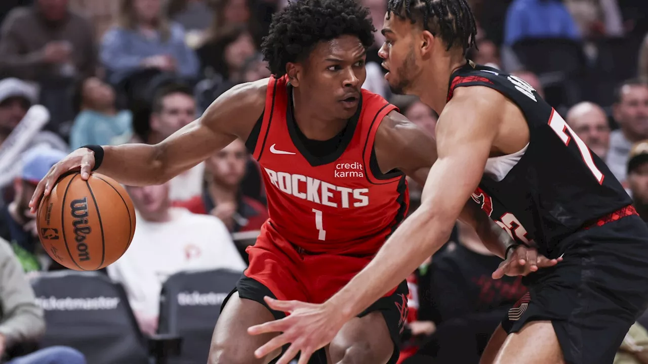 Jalen Green has 26 points and Houston cruises to 116-107 win over Portland