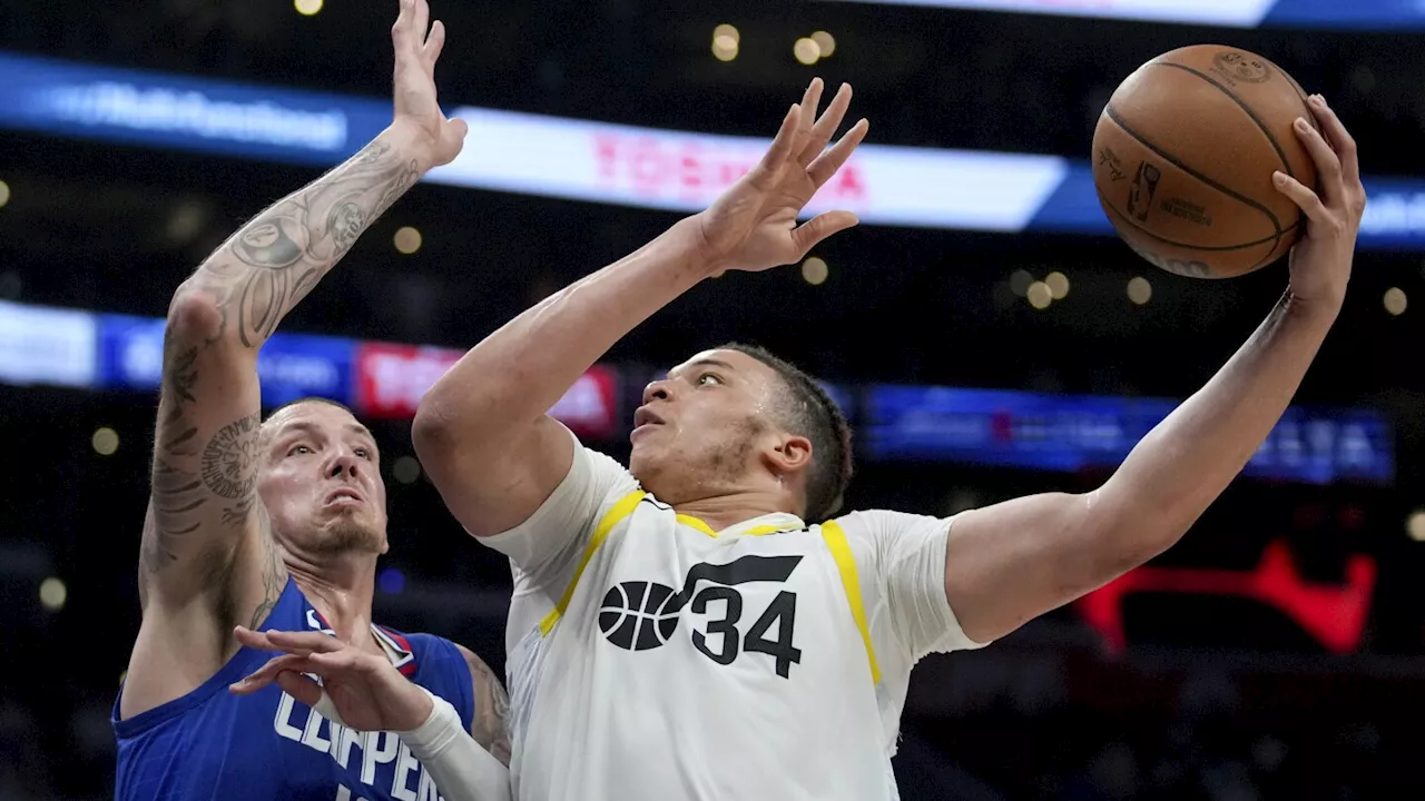 Jazz beat Clippers 110-109, LA earns home-court advantage for 1st round and locks in 4th seed