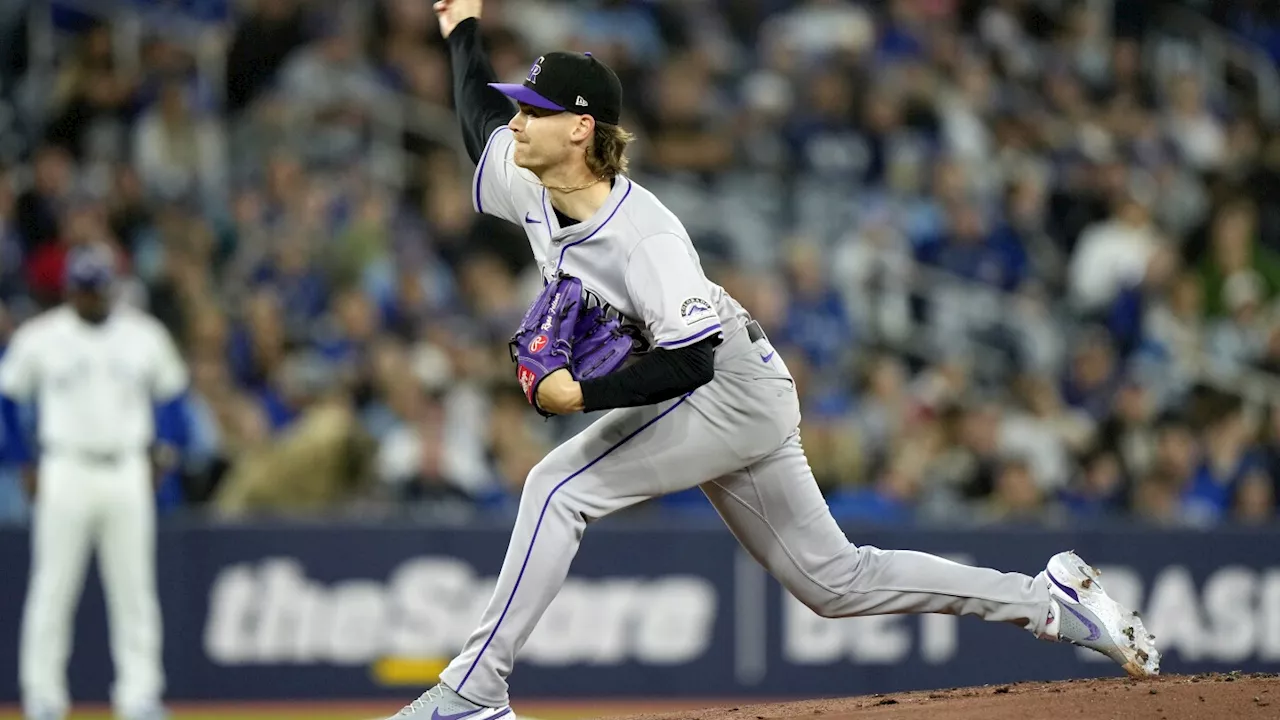 Ryan Feltner gets 1st win of season, Rockies use season-high 20 hits to beat Blue Jays 12-4