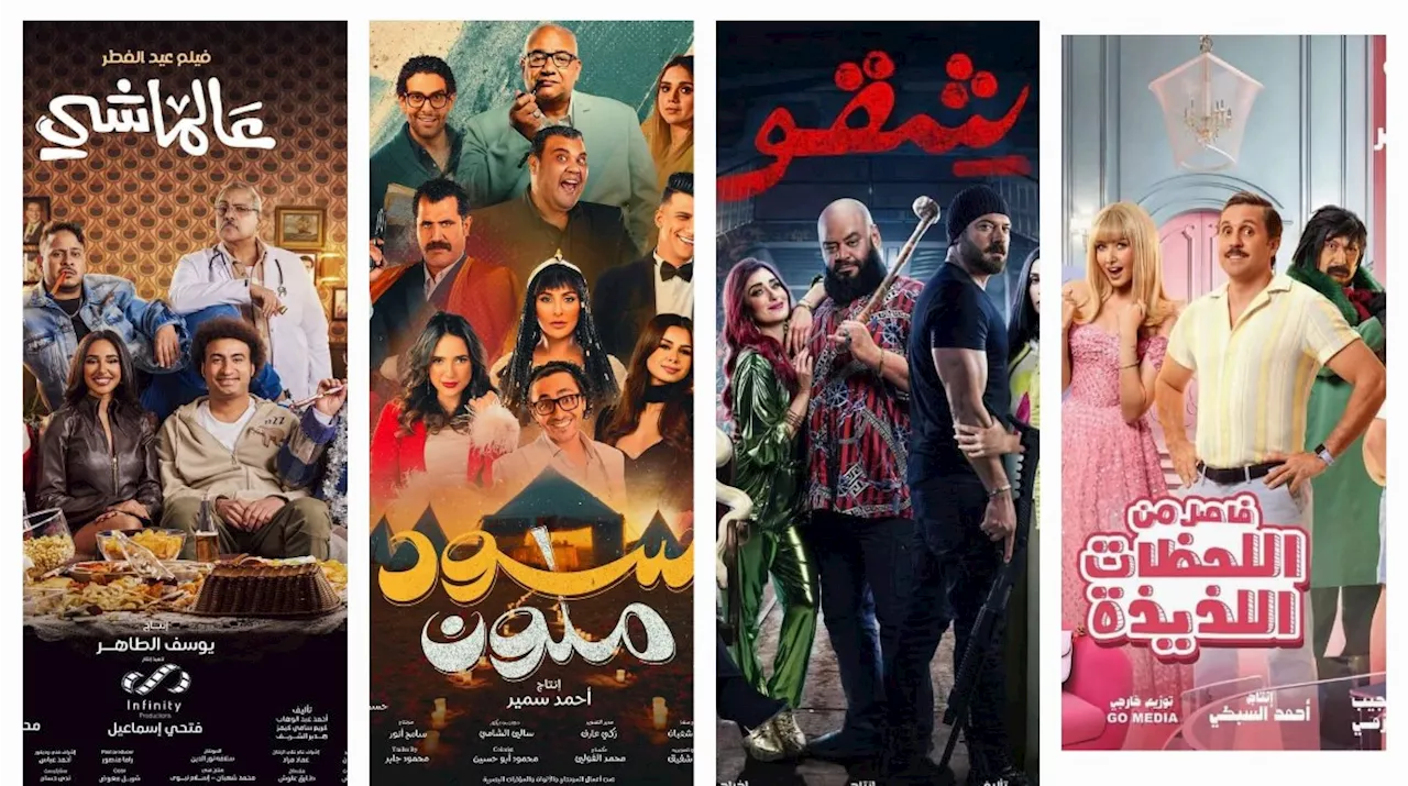 إيرادات الأفلام تتخطى 19 مليون جنيه في ثالث أيام عيد الفطر