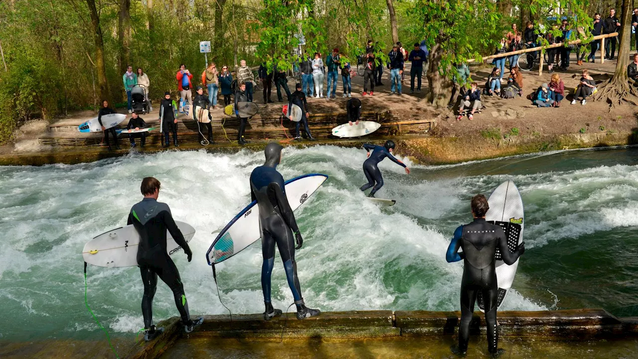 Der Eisbach in München: Einer der Top 100 Strände der Welt