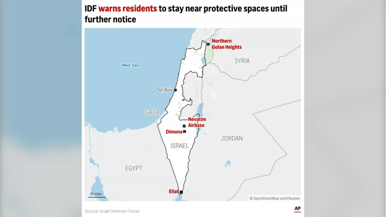 Israel orders residents to move to protected spaces