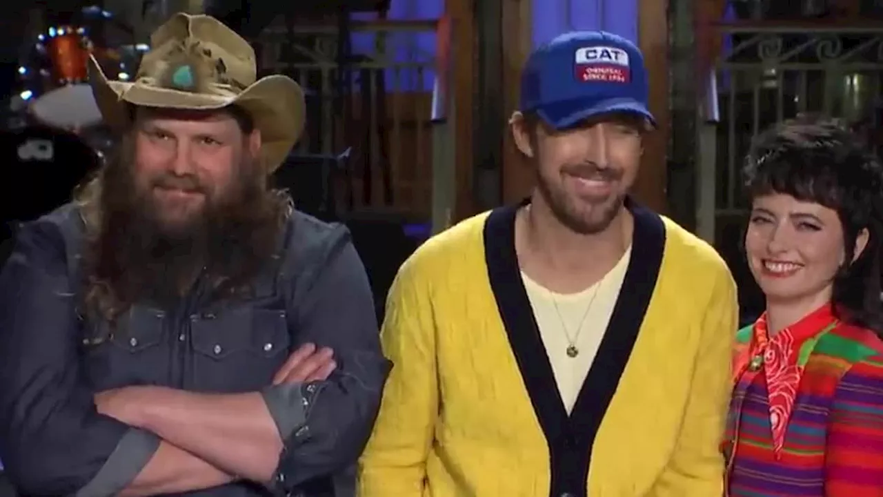 Ryan Gosling and Chris Stapleton can't stop laughing during goofy promotional clips for their...