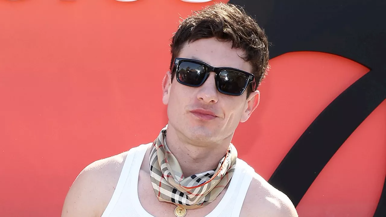 Sabrina Carpenter's boyfriend Barry Keoghan shows off his bulging biceps in tank top for Celsius...