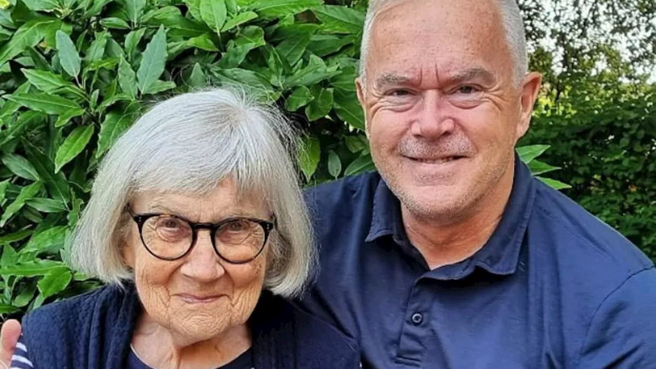 Troubled BBC star Huw Edwards is back in Wales living with his beloved mother after taking sanctuary...