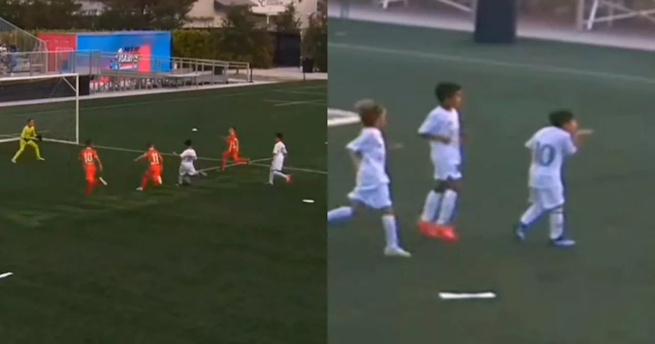Video: los cinco goles de Mateo Messi en un partido Sub 9 del Inter Miami