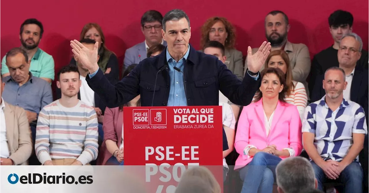 Sánchez convierte las elecciones vascas en una segunda vuelta de las generales