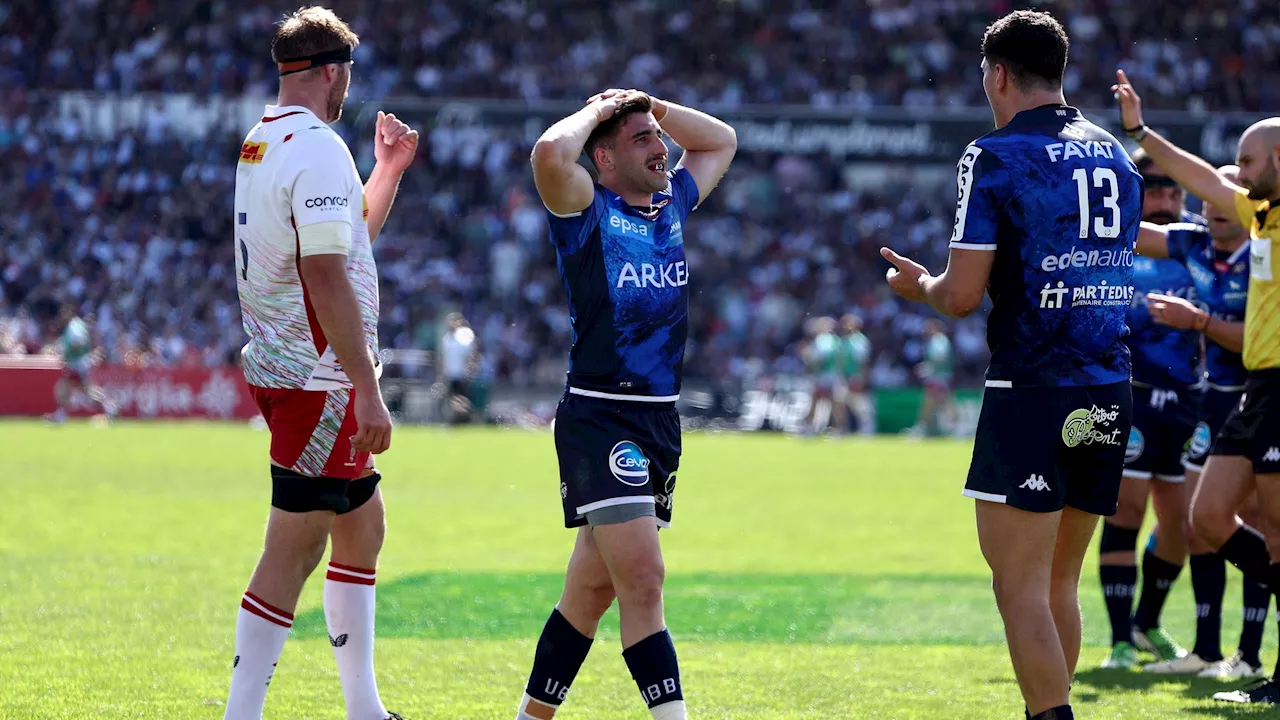 Eliminée d'un point par les Harlequins (41-42), l'UBB a payé son début de match cauchemardesque