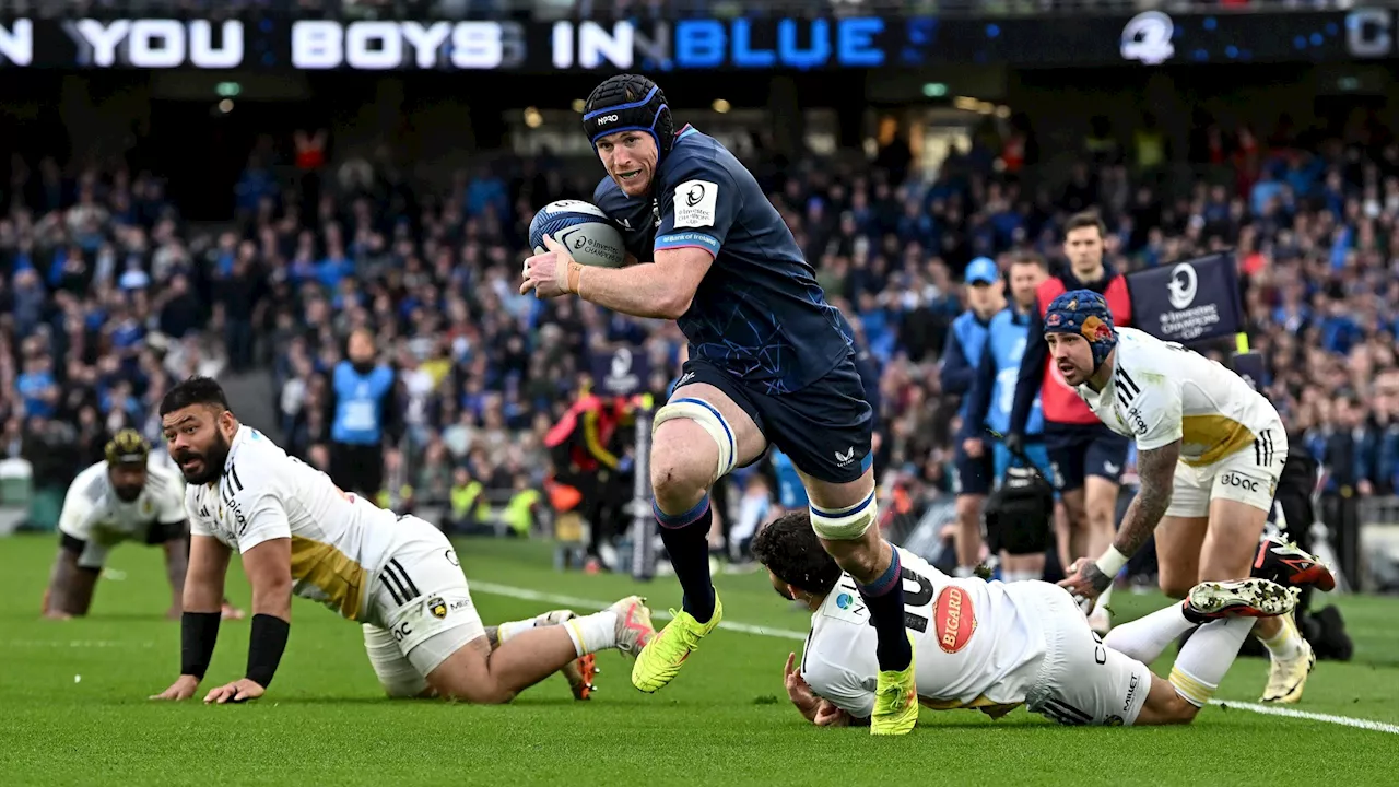 La Rochelle logiquement éliminée par le Leinster (40-13), qui file en demies de Champions Cup