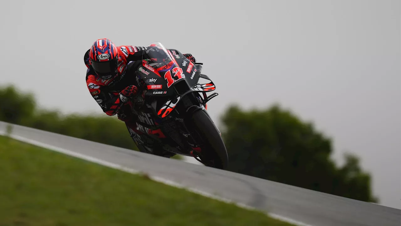 Maverick Viñales (Aprilia) en pole position, Fabio Quartararo (Yamaha) 16e