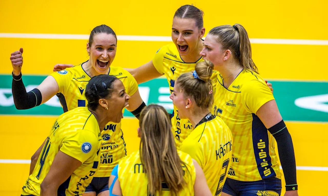 Schwerins Volleyballerinnen mit Auftaktsieg gegen Stuttgart