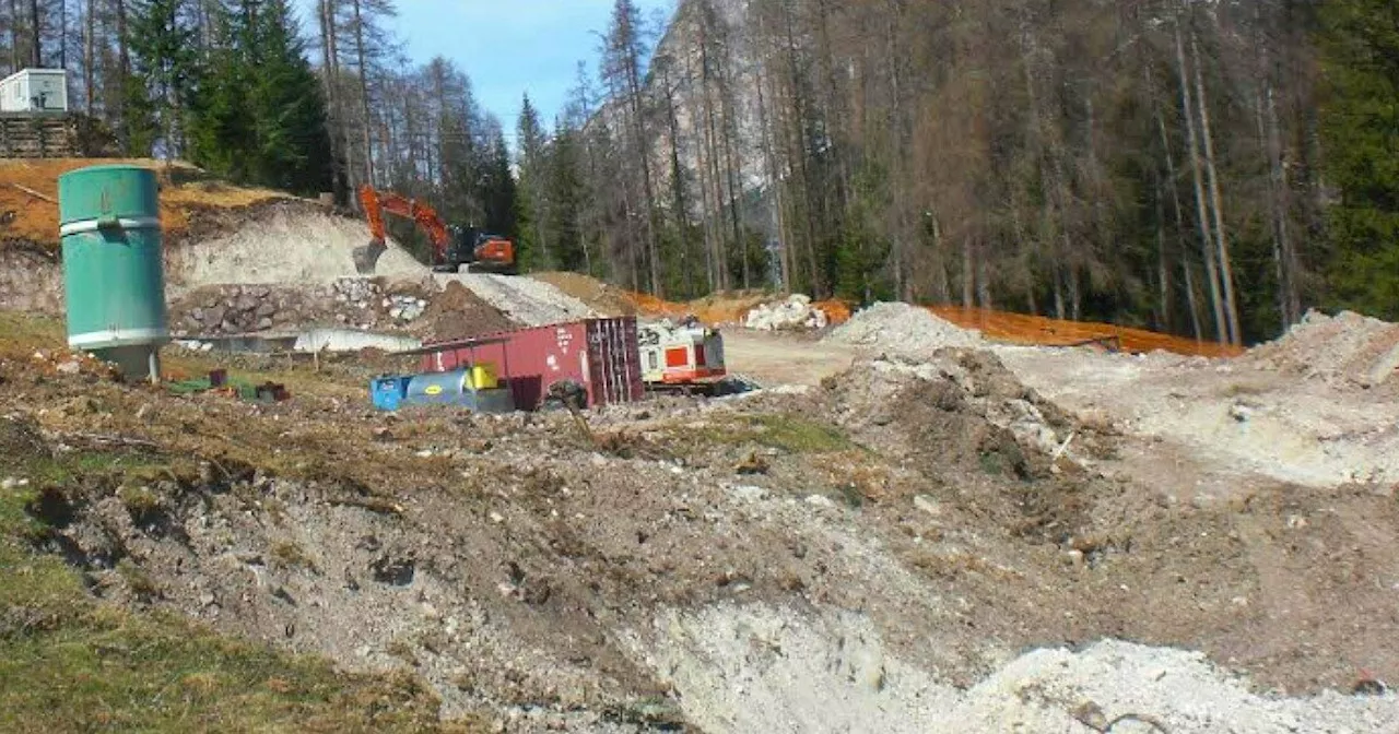 Cortina, rischio di un bosco devastato per la pista da bob