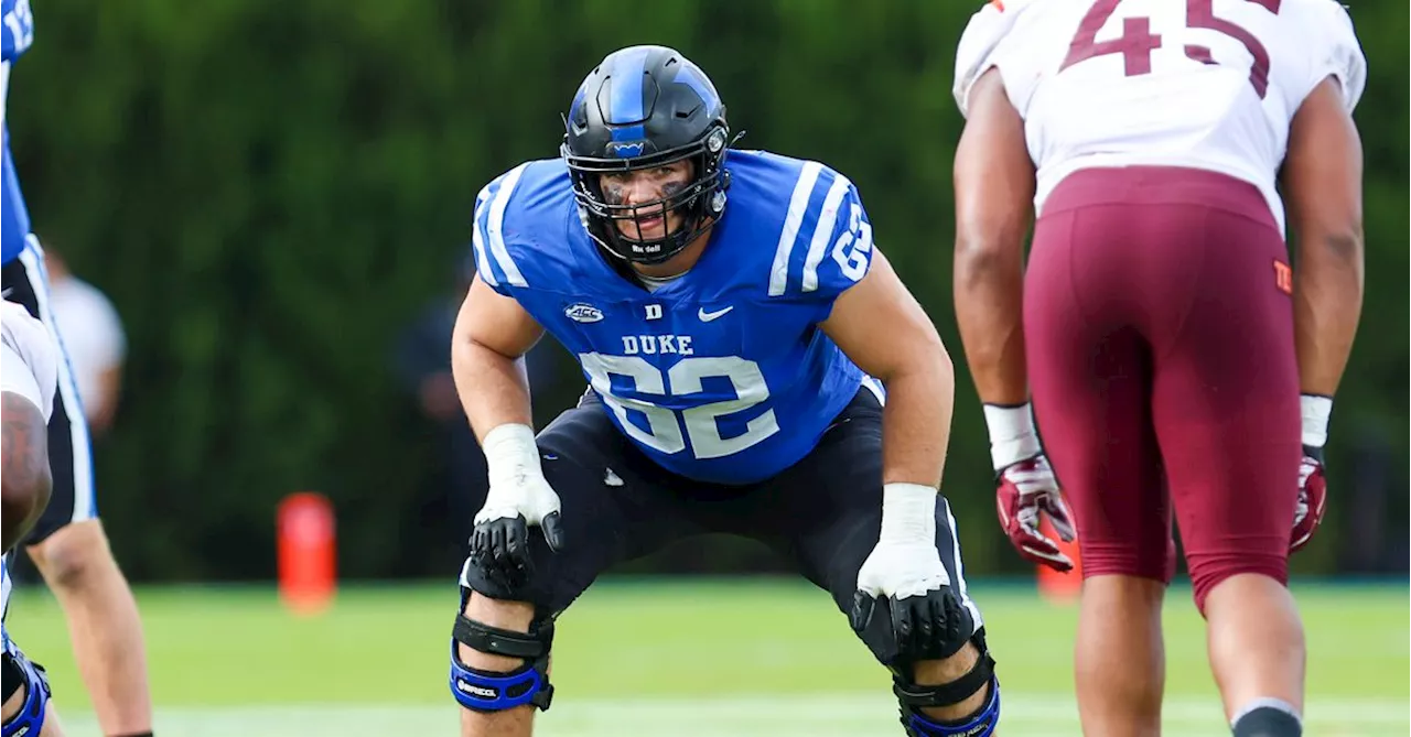 2024 NFL Draft Profile: The versatile Duke offensive lineman Graham Barton