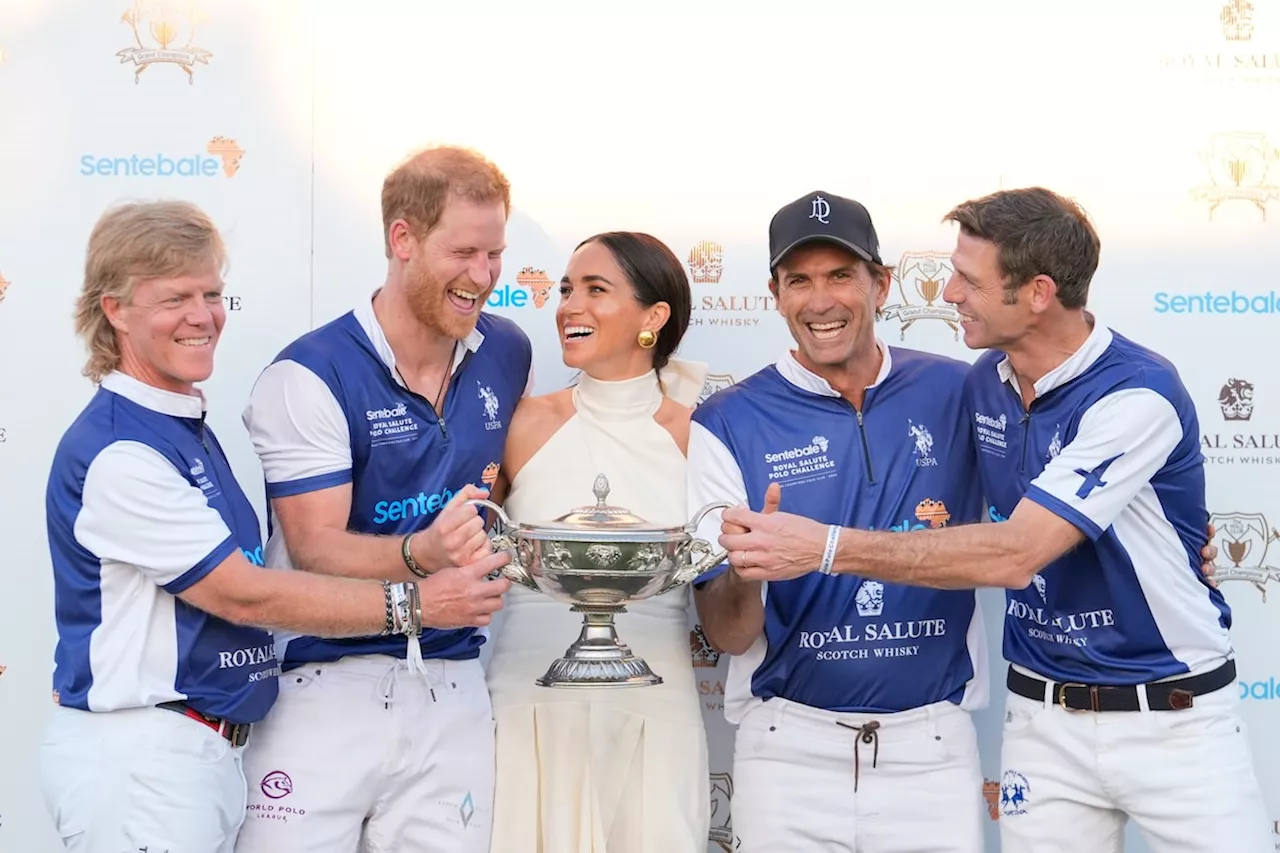 Prince Harry scores goal in charity polo match as Meghan, Netflix cameras look on