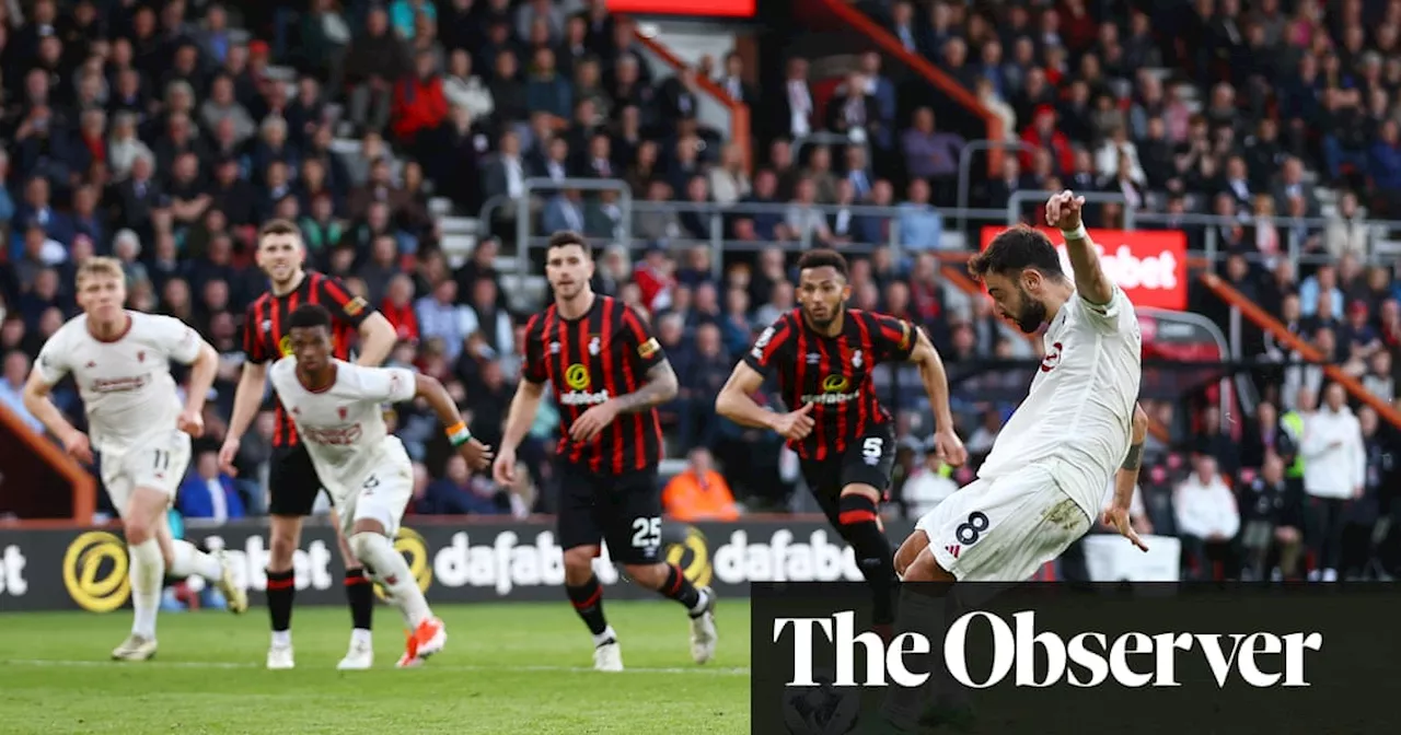 Fernandes double gives Manchester United fortunate draw at Bournemouth