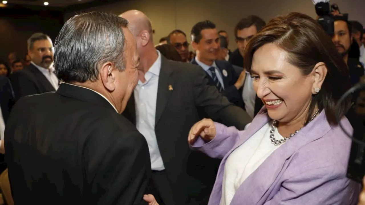 Jesús Zambrano y Xóchitl Gálvez se reúnen con empresarios en Nuevo León