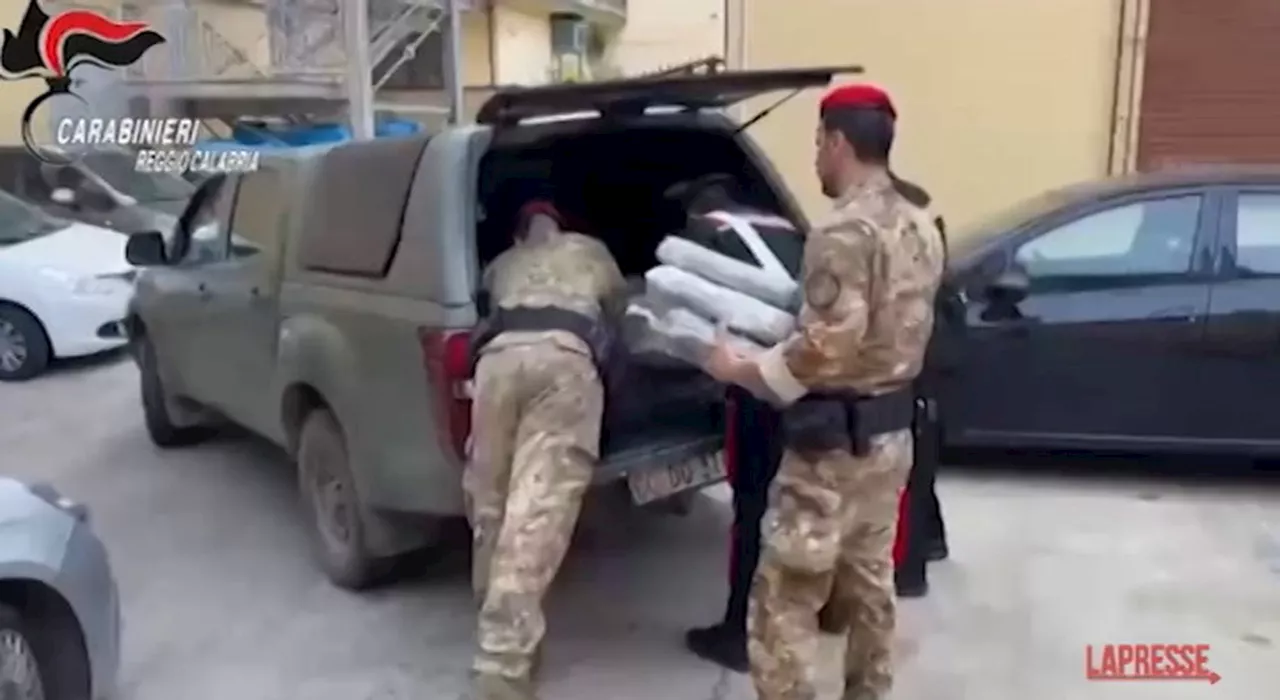 Reggio Calabria, carabinieri scoprono 188 kg di marijuana: un arresto