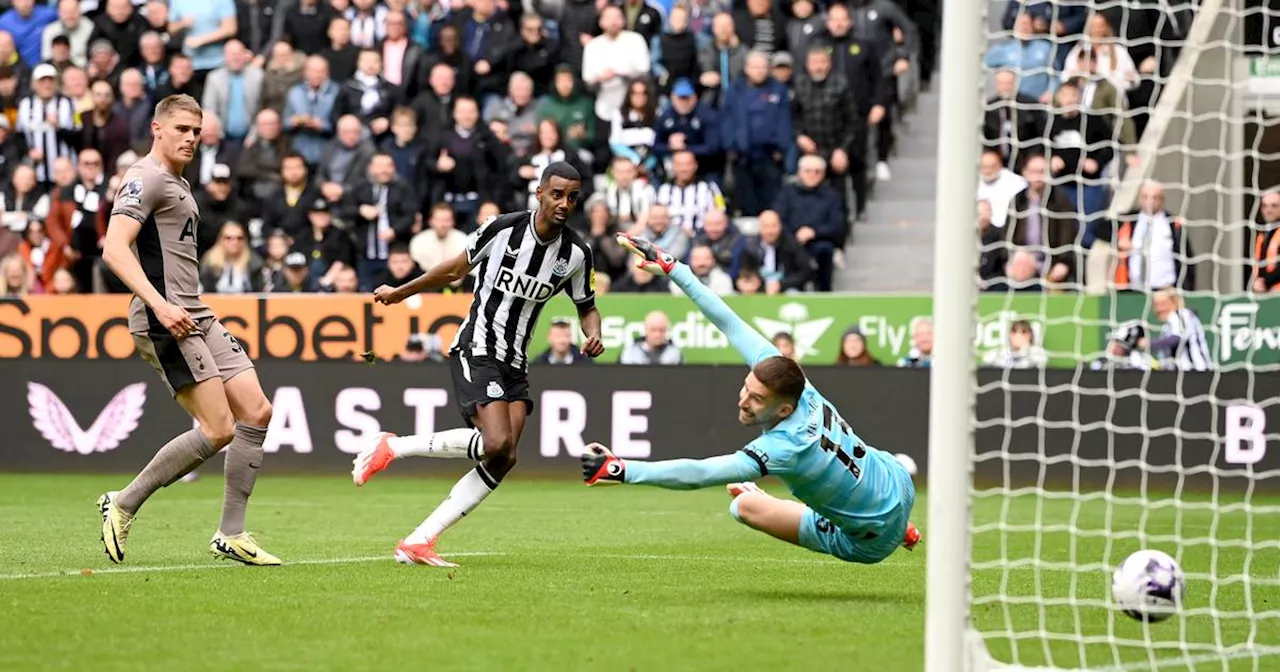 Alexander Isak stars as Newcastle put four past Tottenham