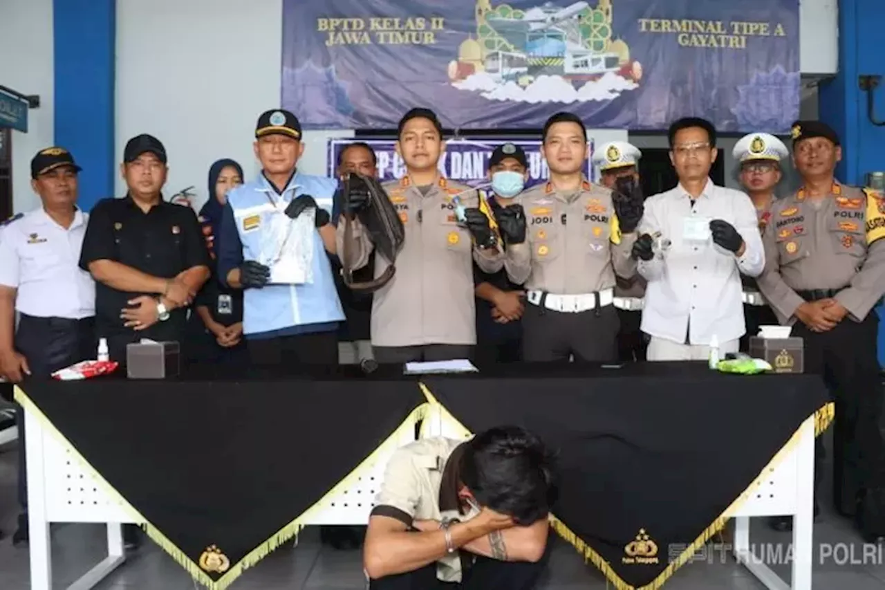 Polres Tulungagung bersama BNNK dan Dinas Perhubungan Gelar Tes Urine, Satu Pengemudi Bus Positif Narkoba