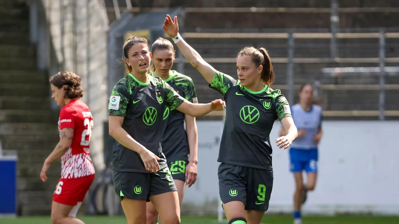 7 Minuten, 3 Tore: Wolfsburg-Frauen schocken Freiburg