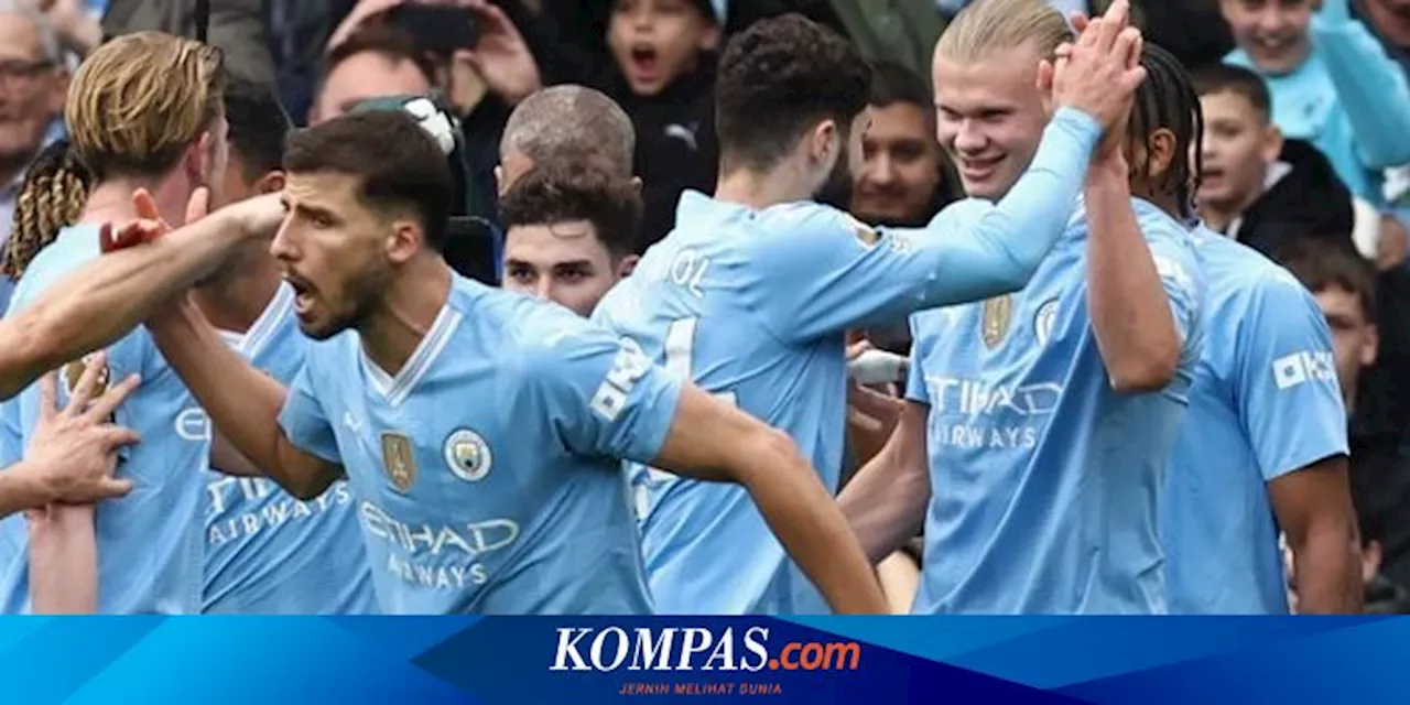 Hasil Lengkap dan Klasemen Premier League, Man City ke Puncak untuk Kali Pertama Tahun Ini