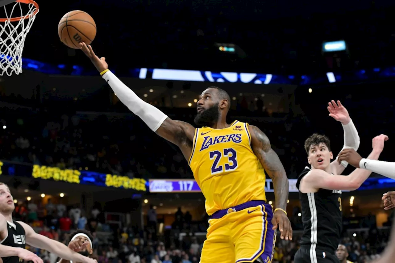 LeBron James, Anthony Davis help Lakers survive depleted Grizzlies