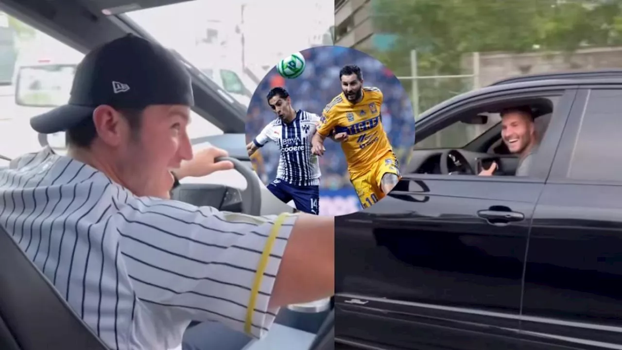 Samuel García y André-Pierre Gignac intercambian promesas previo al Monterrey vs Tigres (VIDEO)