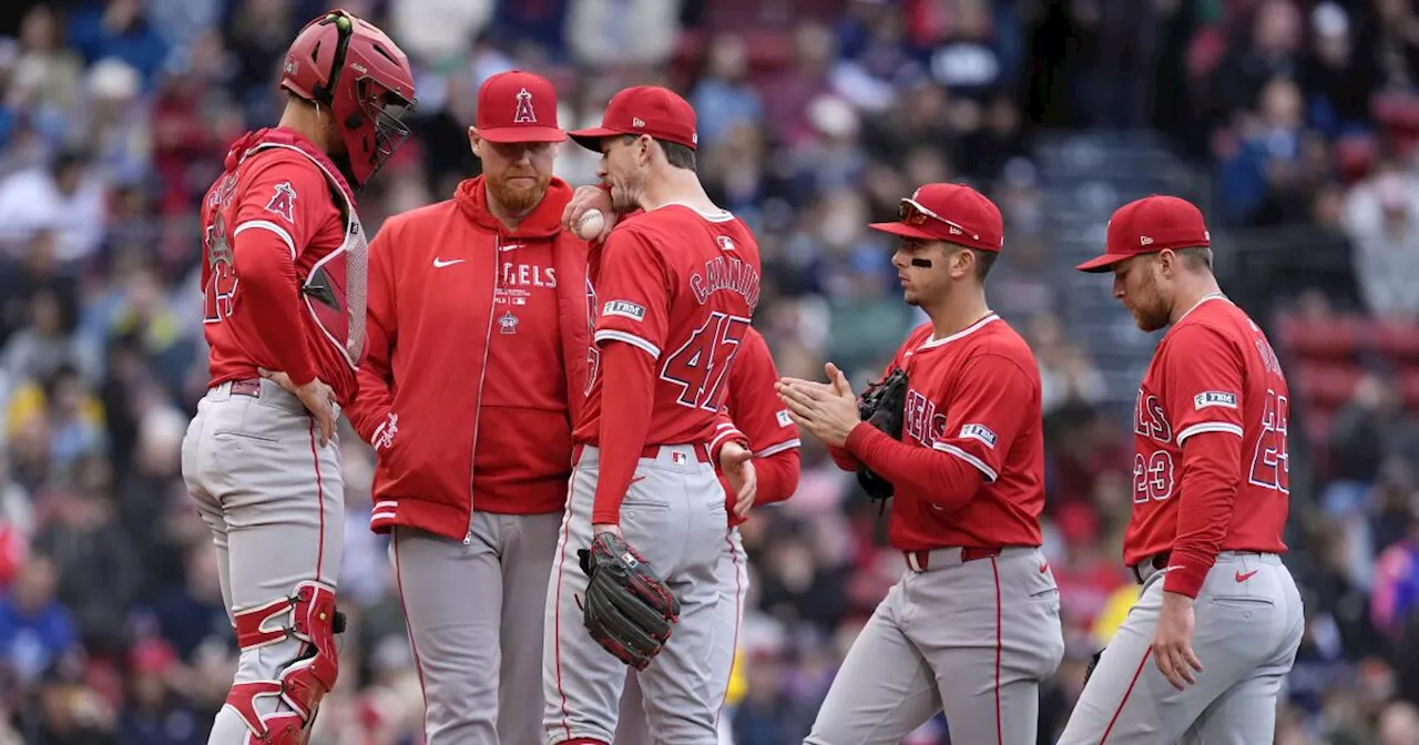 Angels can't overcome Griffin Canning's struggles in loss to Red Sox