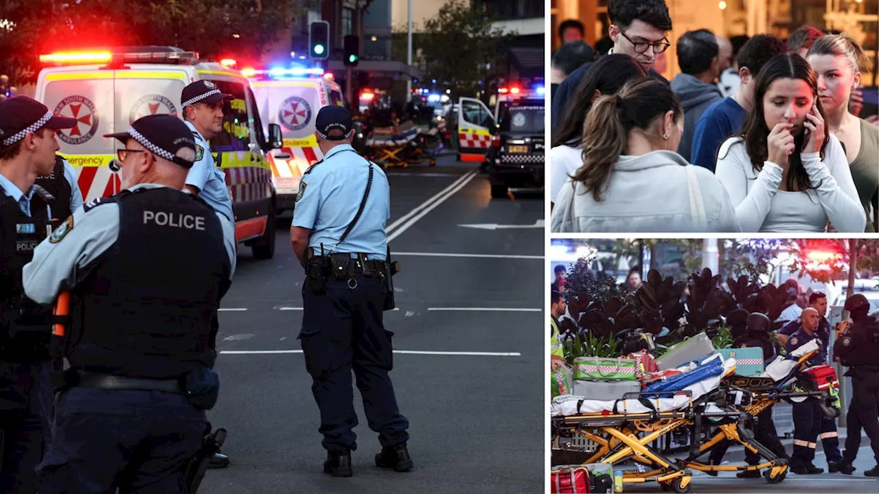 Hundreds flee Sydney shopping centre after ‘multiple stabbings’ as police declare critical incident