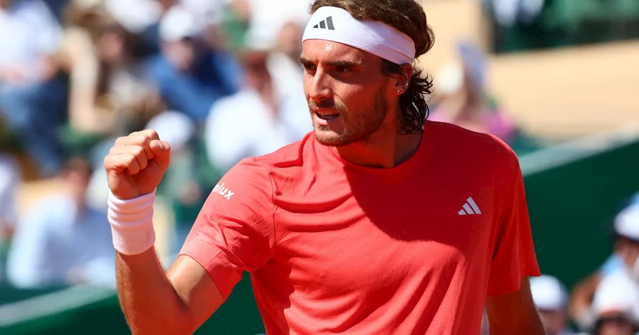 Tennis : Tsitsipas bat Sinner et se qualifie pour la finale à Monte-Carlo