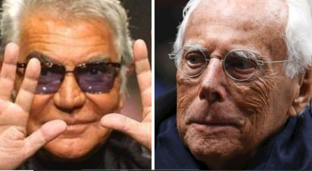 Roberto Cavalli, l'addio di Giorgio Armani: «Era molto distante da me però ho sempre avuto rispetto»