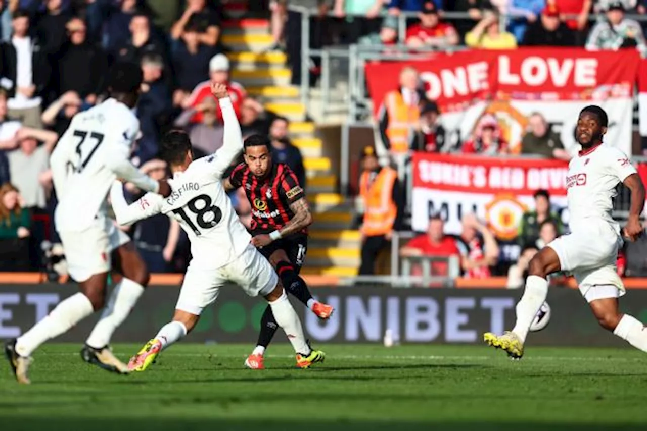 Manchester United neutralisé à Bournemouth en Premier League