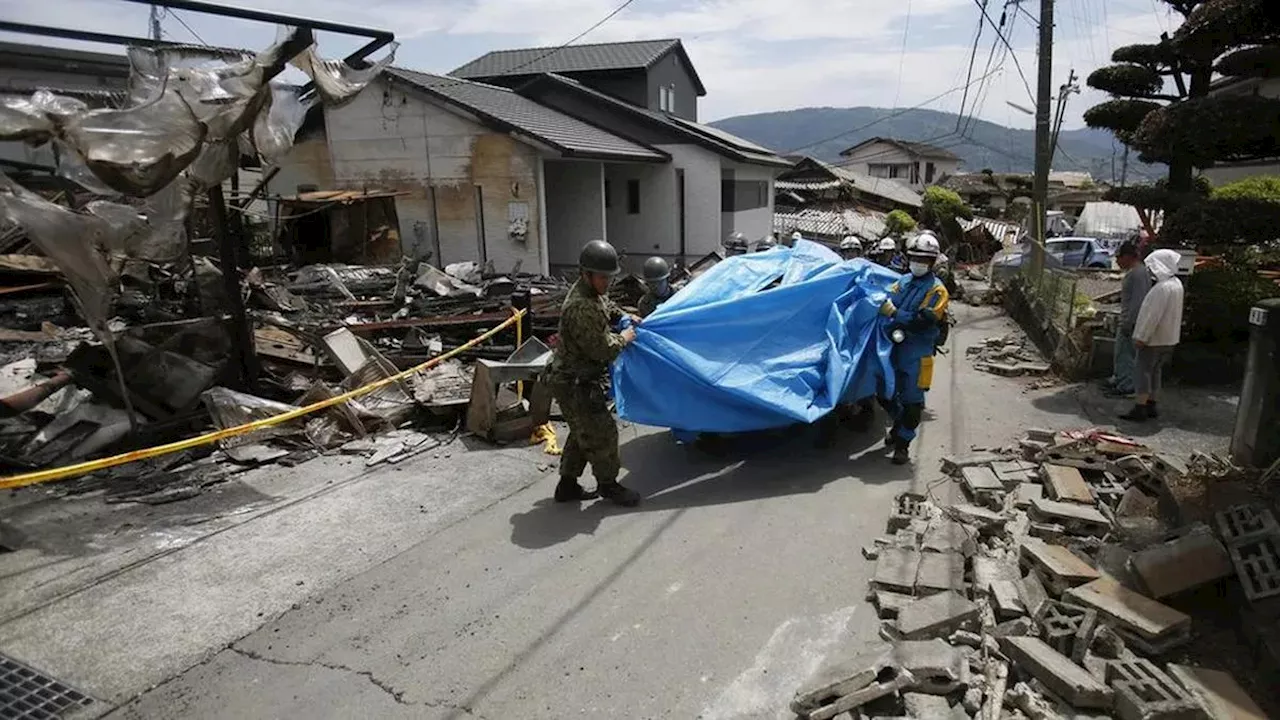 14 April 2016: Gempa M 6,2 Guncang Jepang 20 Detik, 9 Warga Tewas dan 800 Orang Terluka