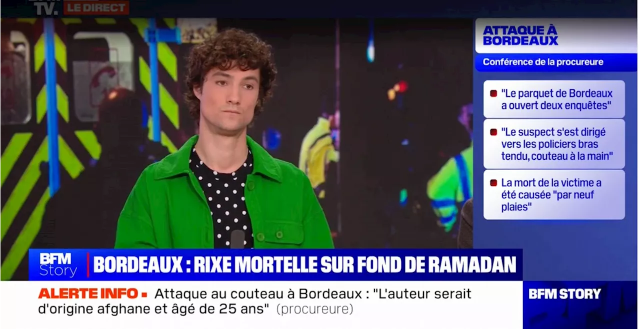 Sur BFM, l’attaque au couteau de Bordeaux expliquée par 'la crise de l’accueil en France'