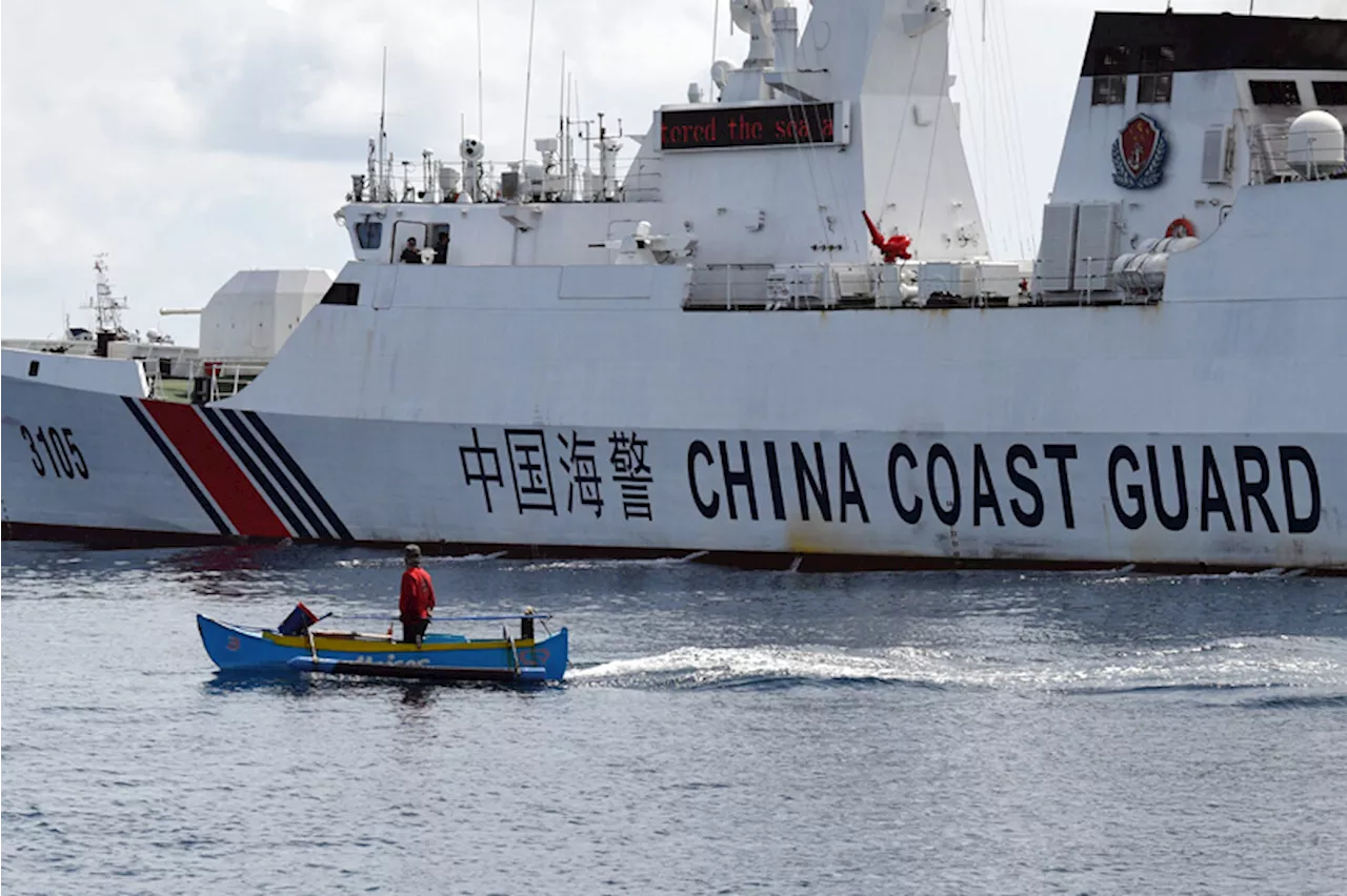 3rd China Coast Guard ship at Bajo de Masinloc