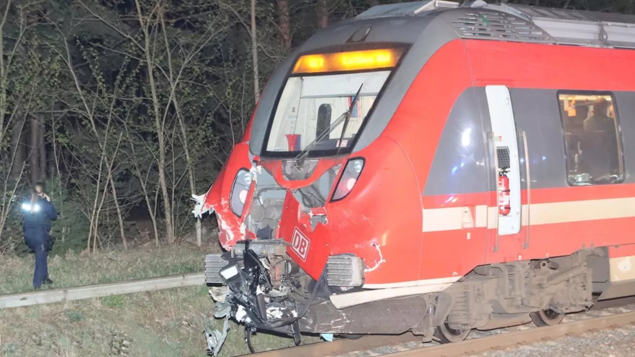 Tödlicher Unfall an einem Bahnübergang in Bestensee