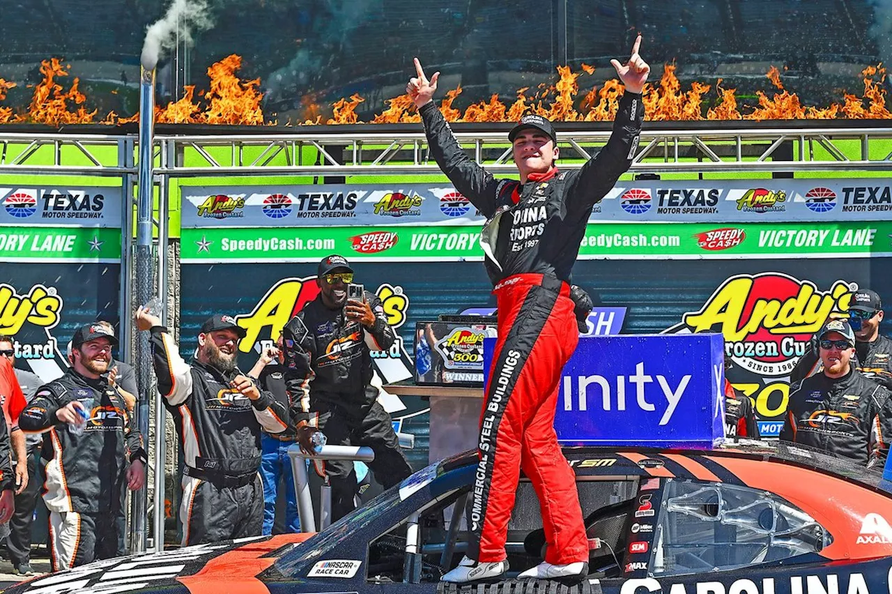 Mayer beats Sieg to Texas NASCAR Xfinity win in spectacular photo finish