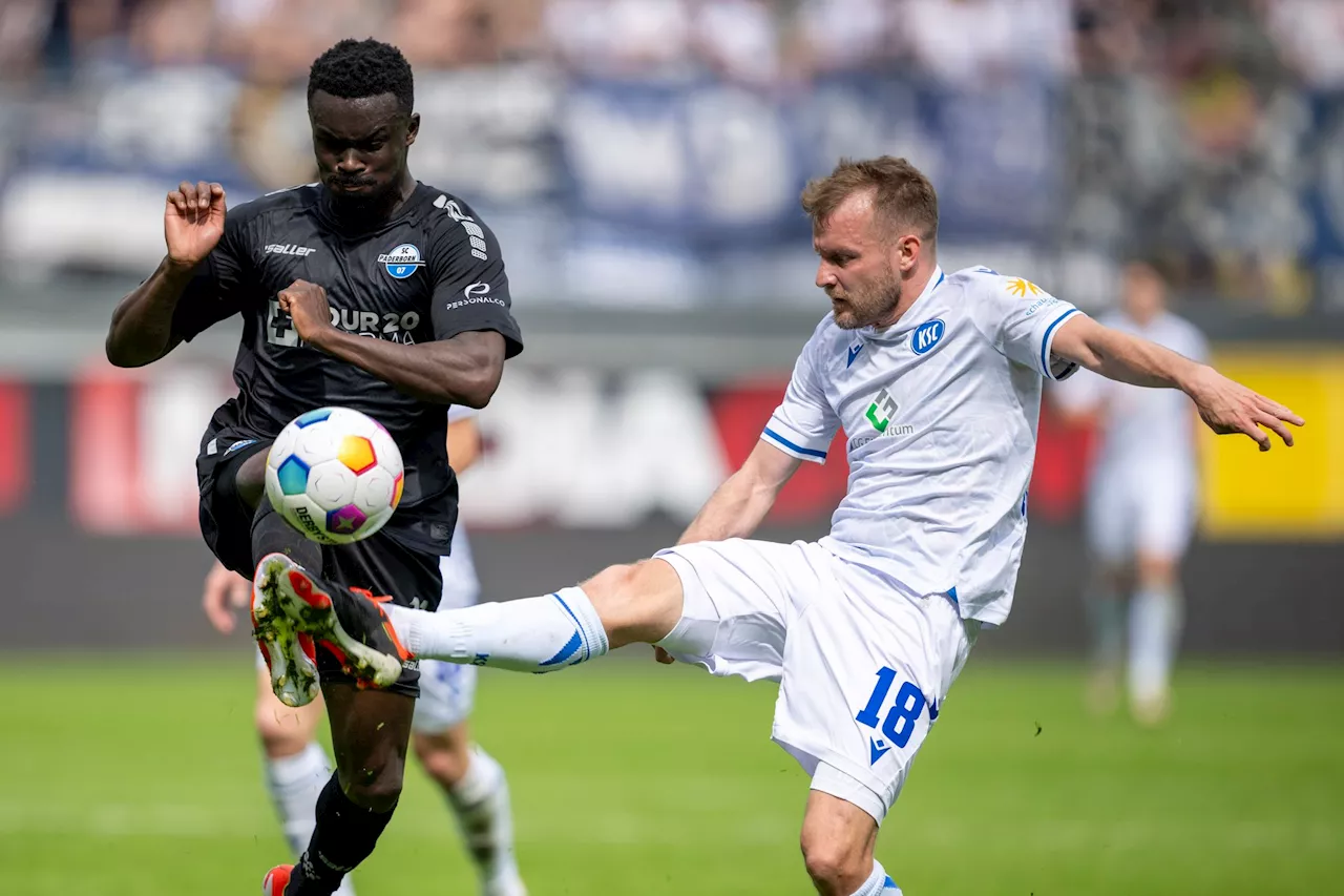 KSC verliert Anschluss - Nur 1:1 in Paderborn