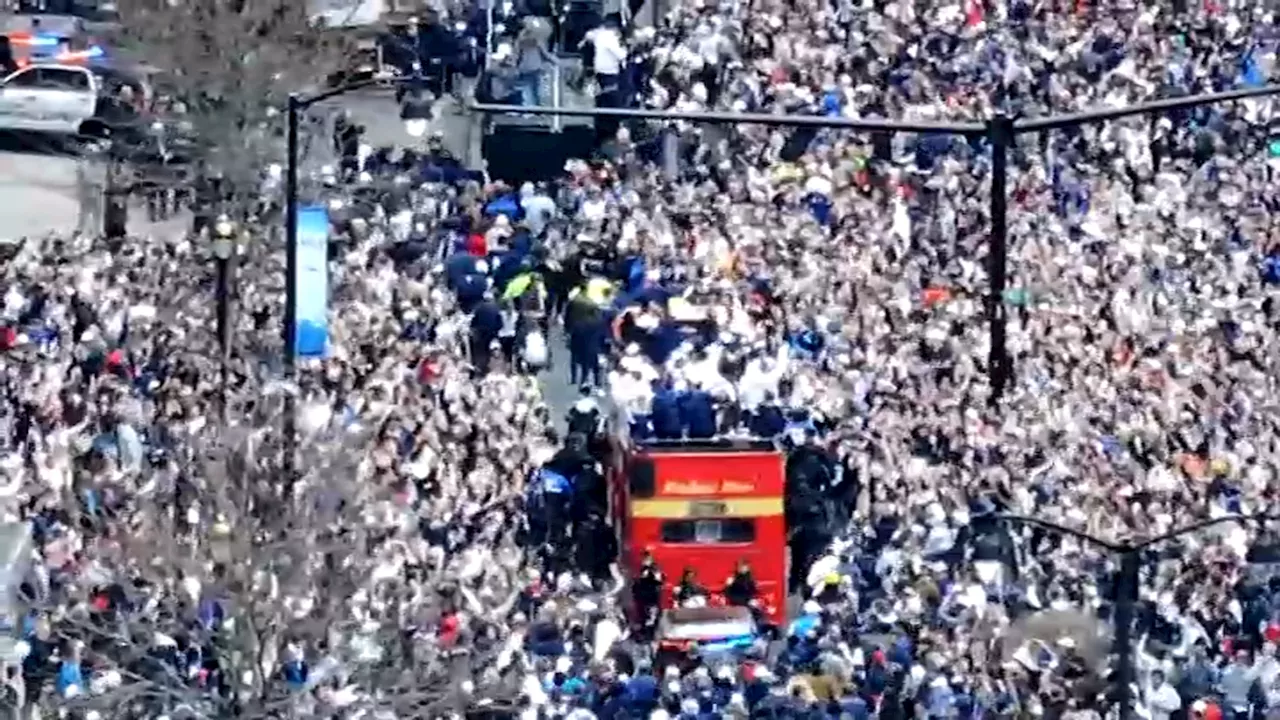 Thousands of UConn Fans Celebrate 2024 National Championship