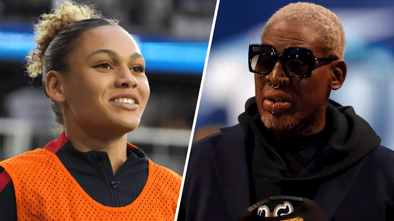 NBA star Dennis Rodman has an Olympian as a daughter