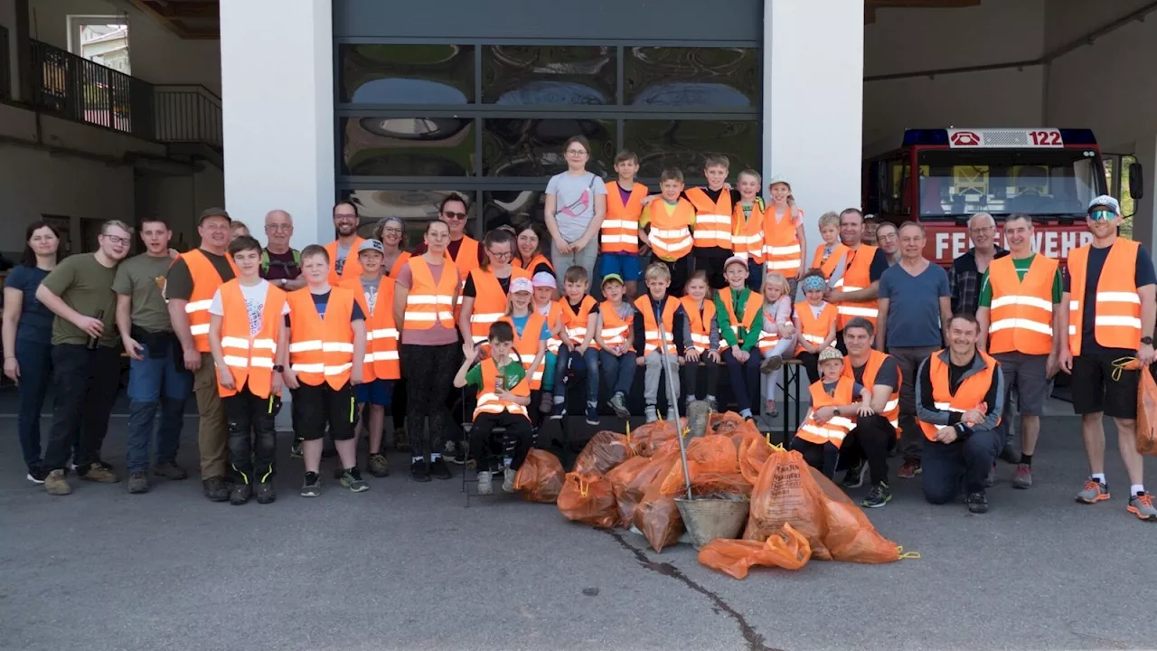 21 Säcke voll Müll gesammelt