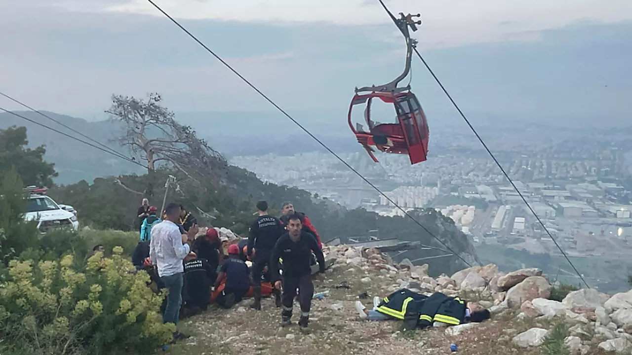 Ein Toter bei Seilbahnunglück in der Südtürkei