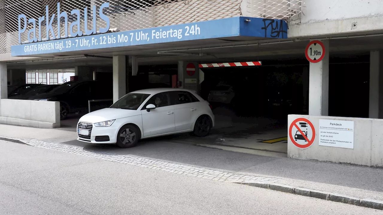 Handyparken in Kremser Parkhaus brachte Strafe