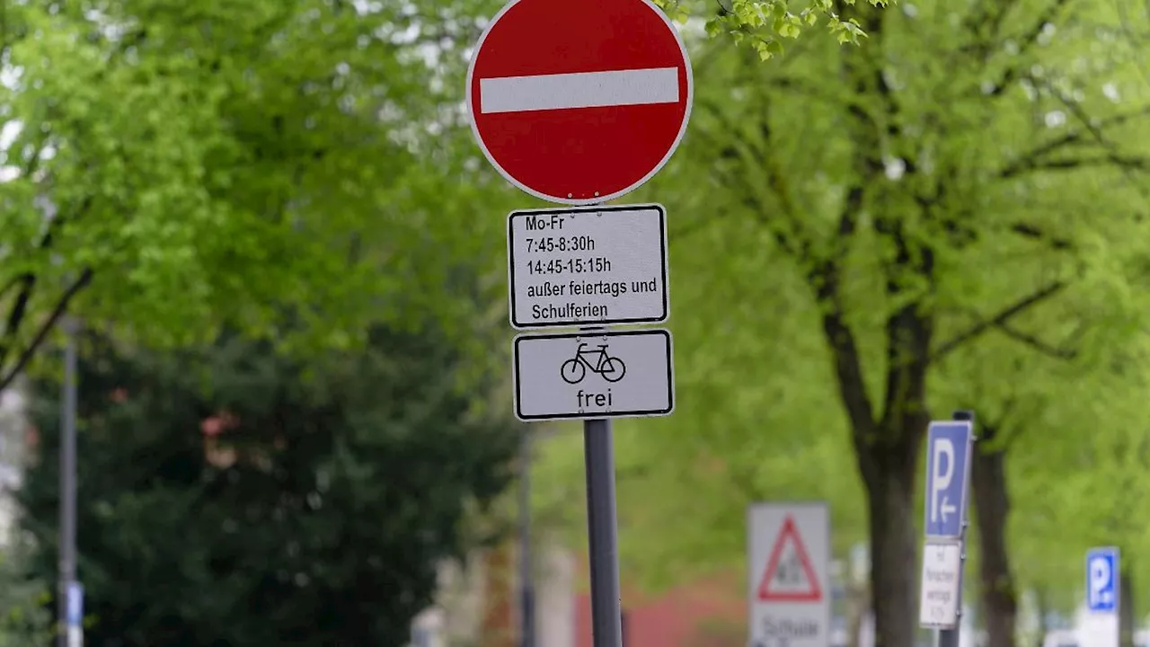 Temporäre Straßensperrungen rund um Schulen in NRW