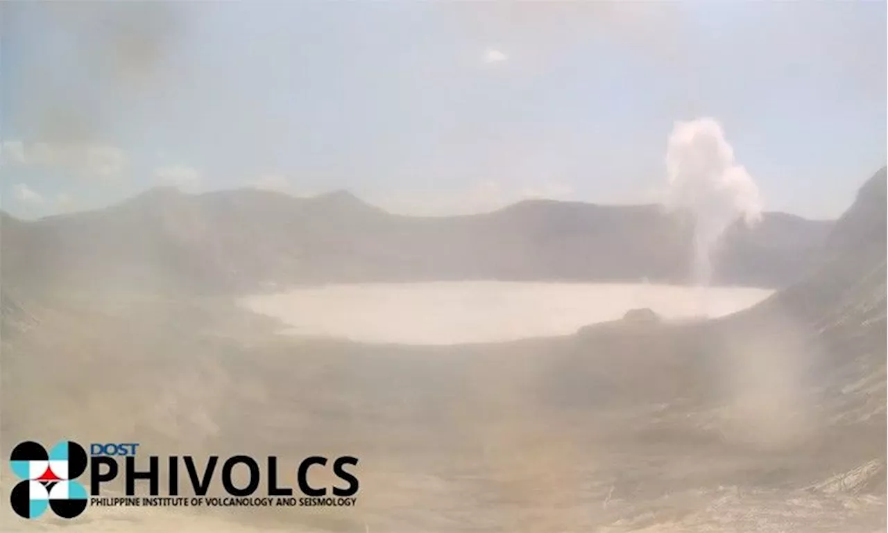 Phivolcs reports five phreatic eruptions at Taal Volcano